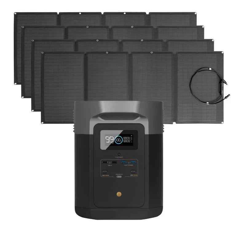 EcoFlow DELTA Max 2000 + 220W Solar Panel