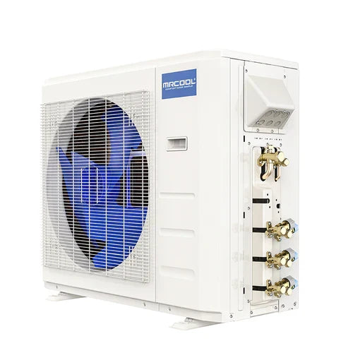 MRCOOL DIY 4th Gen 2-Zone 18,000 BTU 21 SEER (9K + 9K) Ductless Mini Split AC and Heat Pump with Ceiling Cassettes