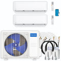 MRCOOL DIY 4th Gen Multi-Zone 2-Zone 36,000 BTU 22 SEER (9K + 24K) Ductless Mini-Split Air Conditioner and Heat Pump