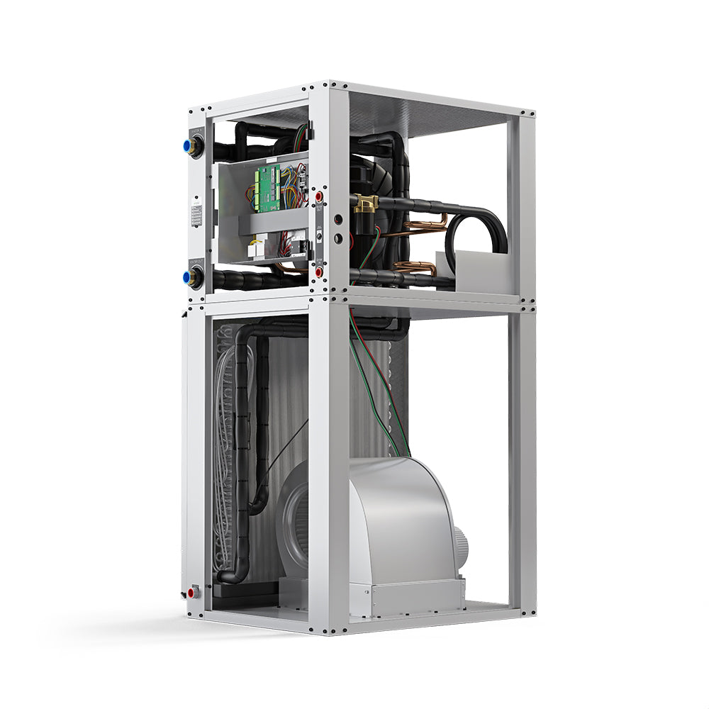 MrCool 48K Downflow Two-Stage 230V 1-Phase 60Hz CuNi Coil Right w/heater - GCHPD048TGTANDR