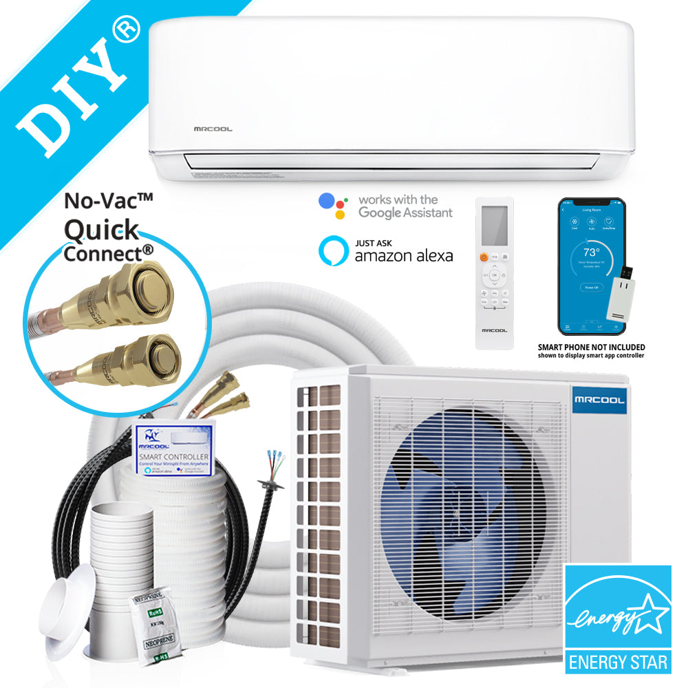 MRCOOL DIY 12K 12,000 BTU 22 SEER 4th Gen Ductless Mini Split Air Conditioner and Heat Pump - 115V